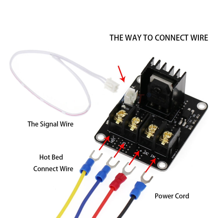 3D Printer Heated Bed Power Expansion Module MOSFET Board for ANET A8 3D Printer