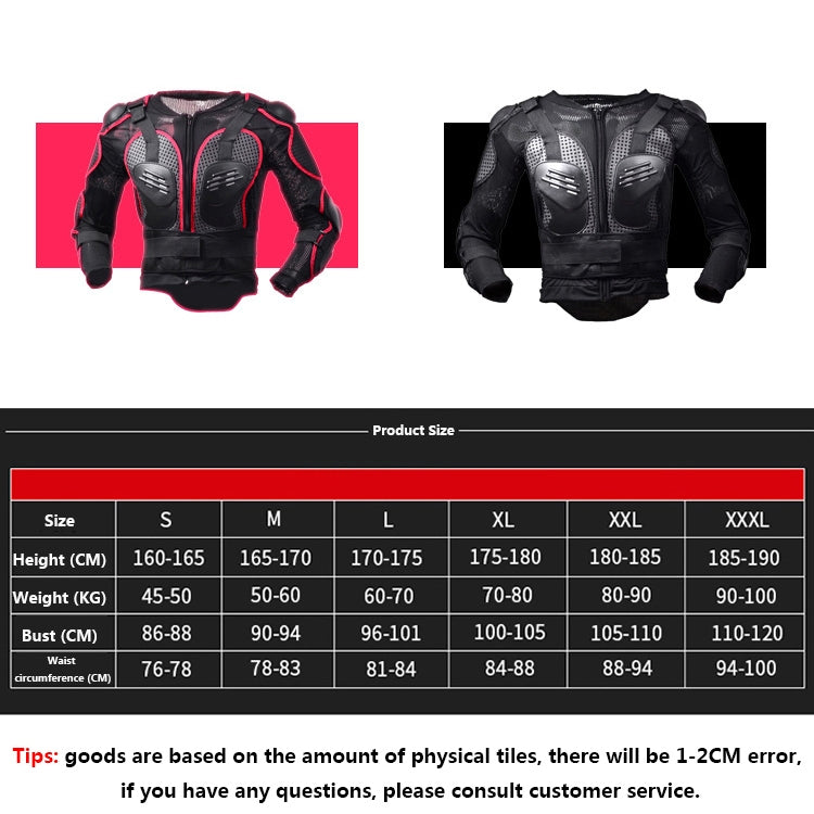 GHOST RACING F060 Motorcycle Armor Suit Riding Protective Gear Chest Protector Elbow Pad Fall Protection Suit