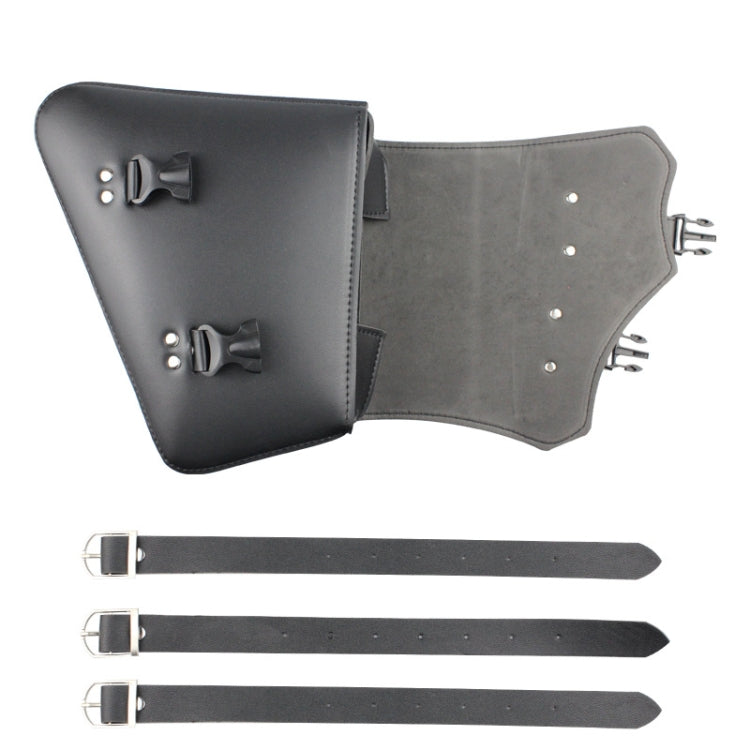 Motorcycle Side Box Package Fast Demolition Triangle Side Bag Leather Cycling Bag