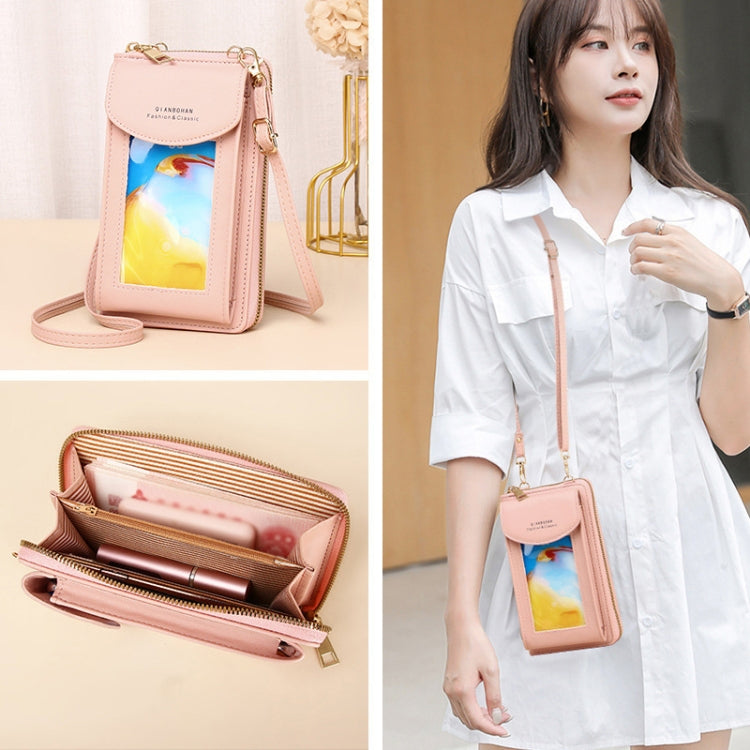JLF012 Touch Screen Mobile Phone Bag Women Messenger Shoulder Bag