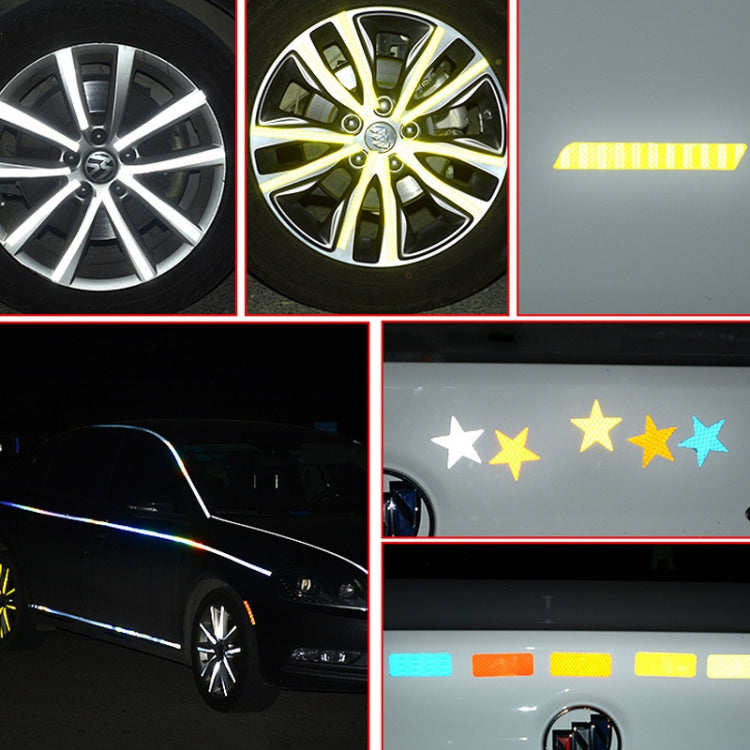 Bicycle Honeycomb Reflective Sticker Night Reflective Logo Grid Stripe Warning Strip