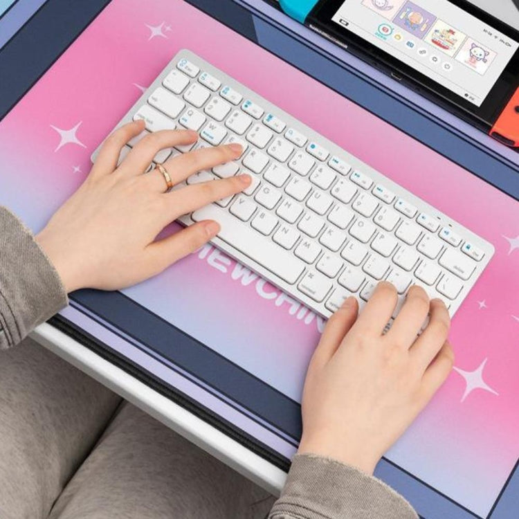 Cute Cat Ear Computer Keyboard Desk Pad Mouse Pad, 400 x 800 x 2mm