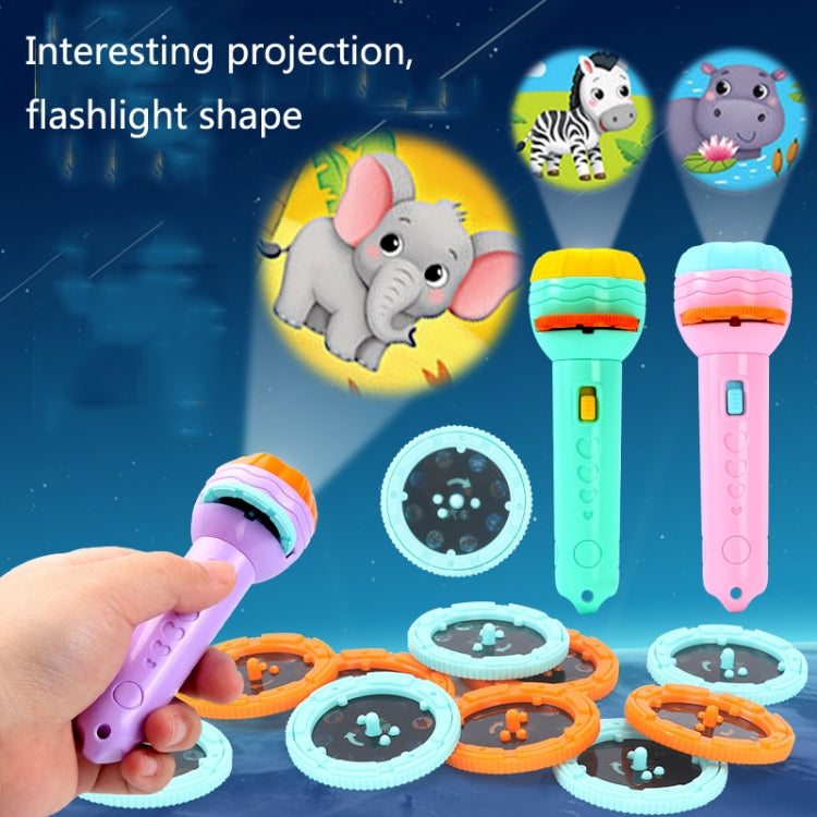 3 Sets Children Early Education Luminous Projection Flashlight