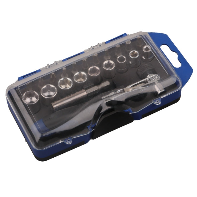 23 PCS / Set Sleeve Batch Quick Wrench Ratchet Screwdriver