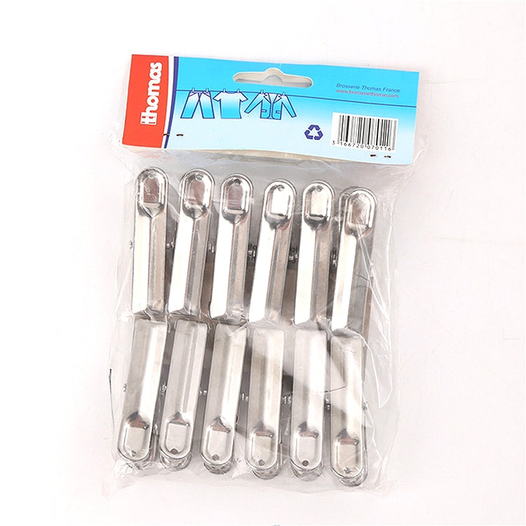 20 PCS Multifunctional Stainless Steel Laundry Folder Peg Clothes Storage Clip