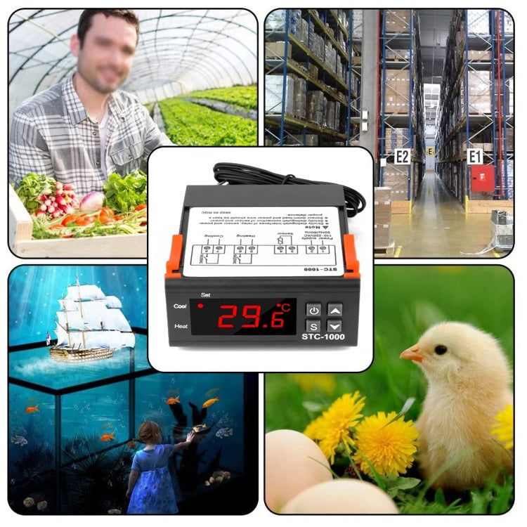 STC-1000 Aquarium Incubation Seafood Machine Electronics Number Microcomputer Temperature Controller Switch