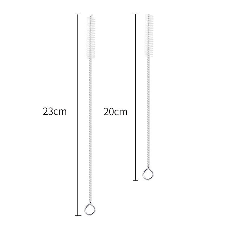 50 PCS Stainless Steel Brush Bottle Cleaning Brush, Size: