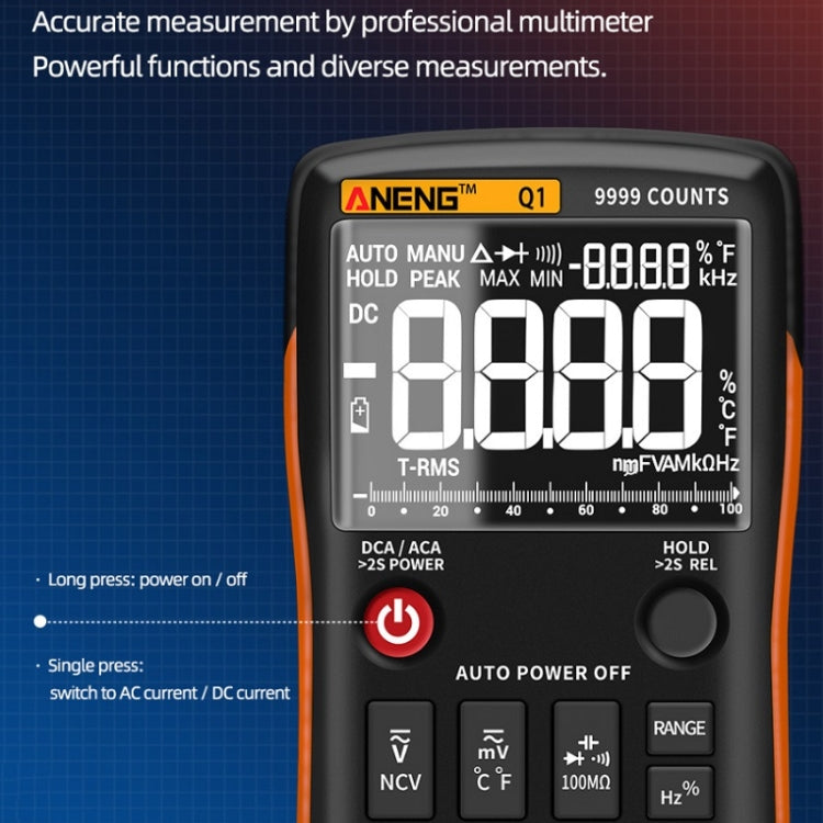 ANENG AN-Q1 Automatic High-Precision Intelligent Digital Multimeter