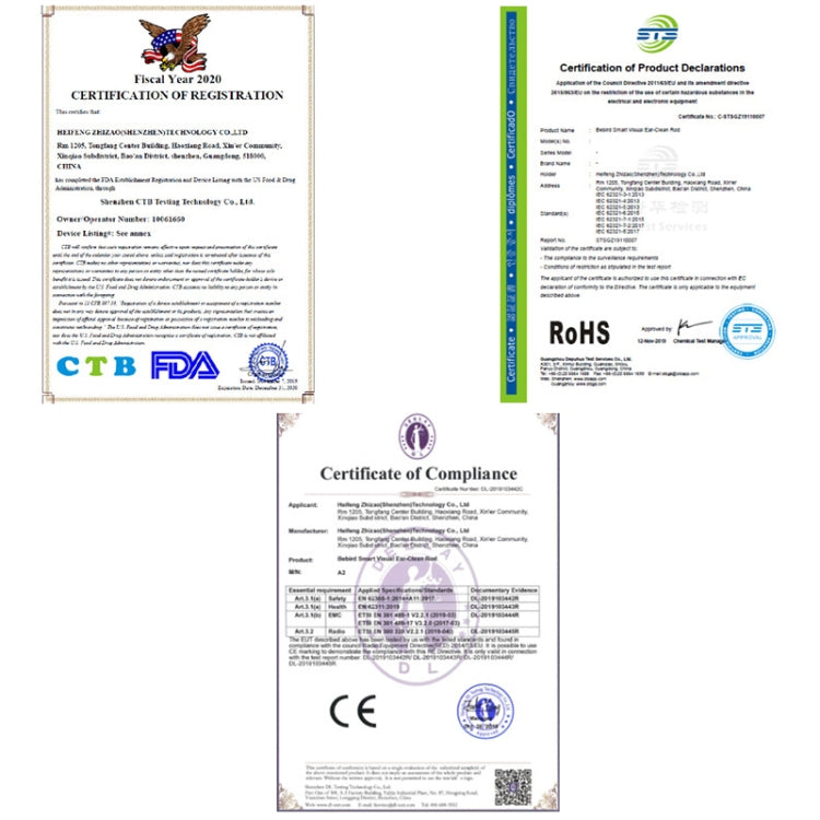 Bebird T15 Smart Visible Luminous Ear Pick Set