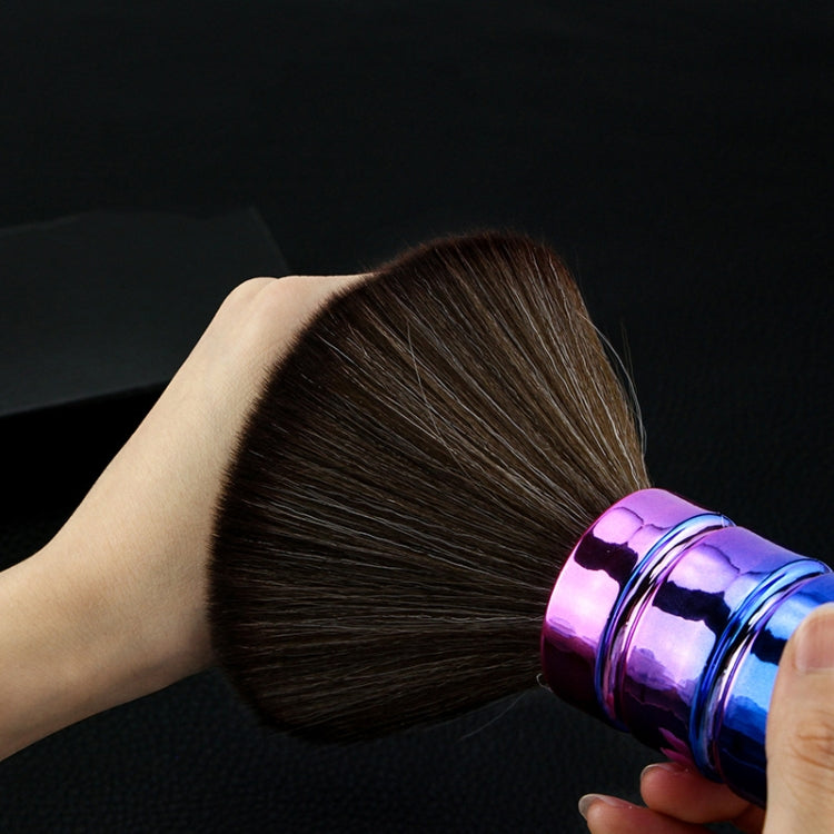 Electroplating Broken Hair Brush Haircut Neck Cleaning Brush
