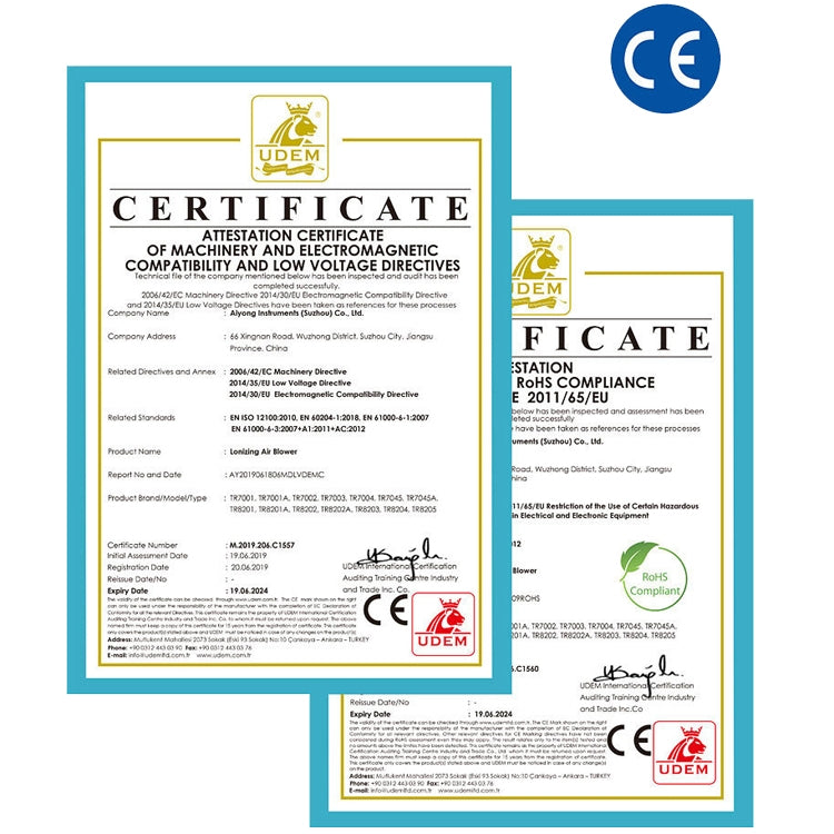 TRONOVO TR7001 Desktop Anti-Static Eliminator Anti-Static Small Ion Fan, EU Plug