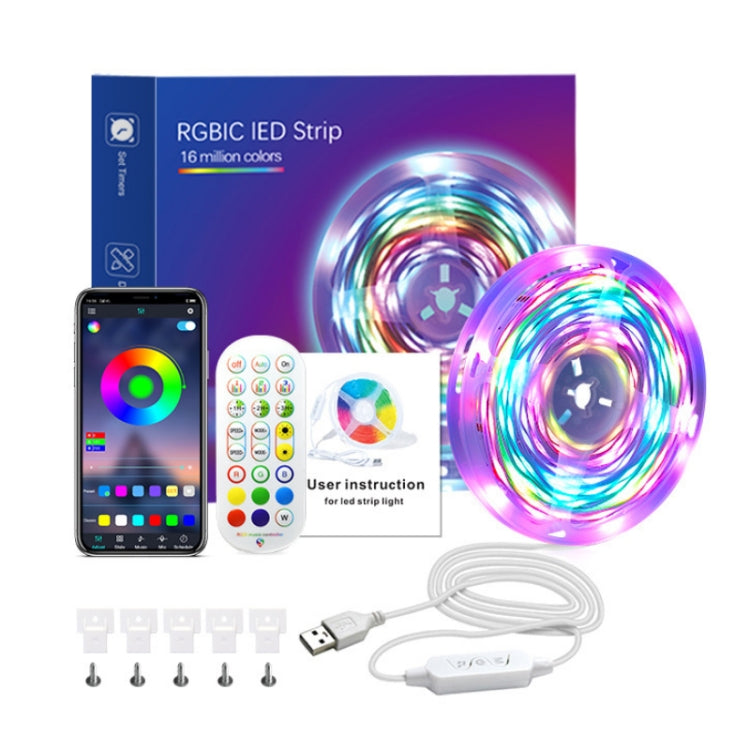 2.4G Remote Control LED Symphony Marquee Light Strip, Length: