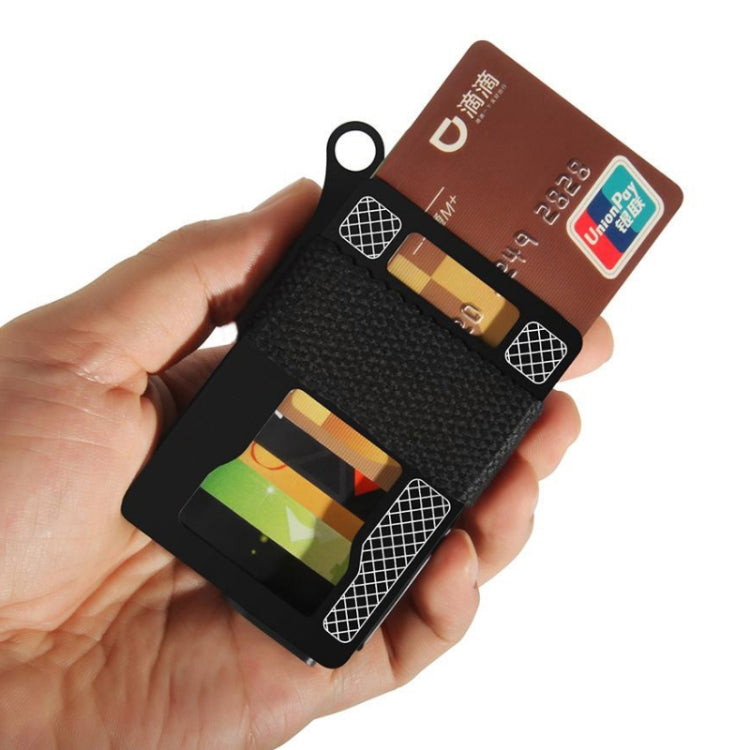 Metal Fabric Credit Card Holder Men Wallets