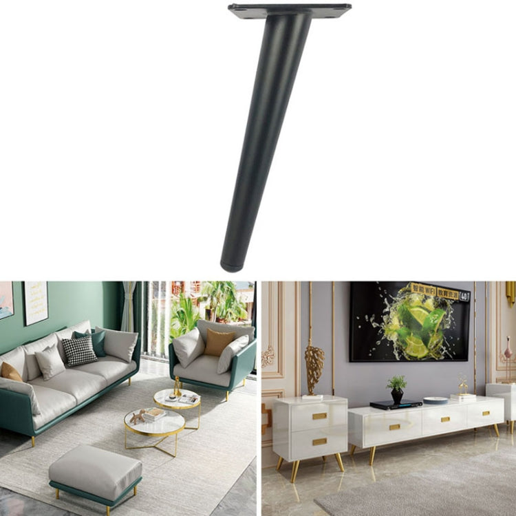 LH-ZT-0001 Cone Round Tube Furniture Support Legs, Style:, Oblique Cone Height 20cm, Oblique Cone Height 25cm, Oblique Cone Height 30cm, Oblique Cone Height 35cm, Oblique Cone Height 38cm, Oblique Cone Height 40cm, Oblique Cone Height 43cm