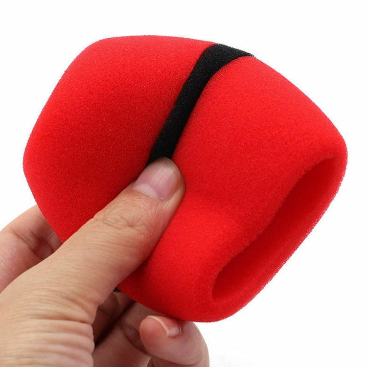 10 PCS Handheld Dust Proof Soft Sponge Microphone Cover