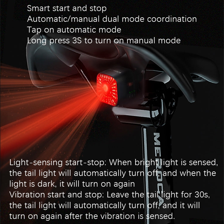 MEROCA XC02 Smart Light-Sensitive Brake Induction Taillight
