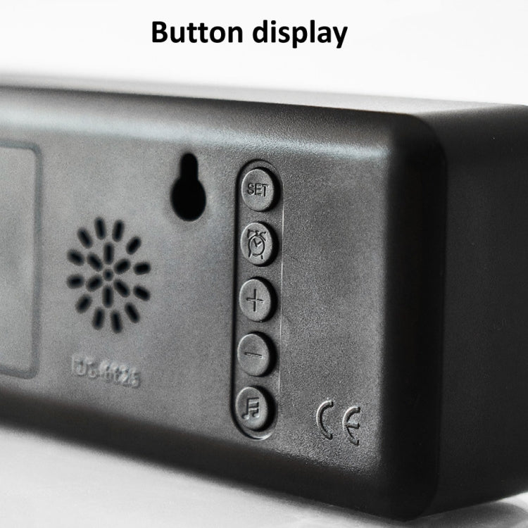 6625D LED Digital Alarm Clock Luminous Desktop Timer Temperature Display Alarm Clock