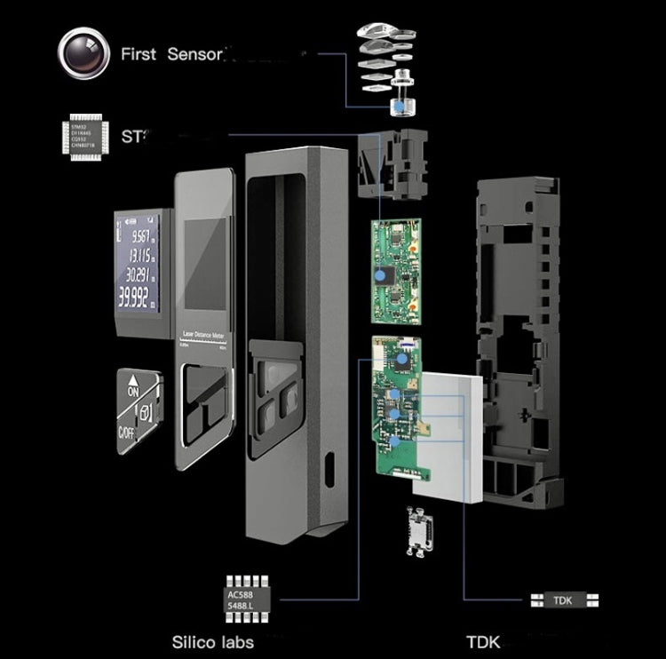 M3 Digital Display Laser Rangefinder Infrared Level