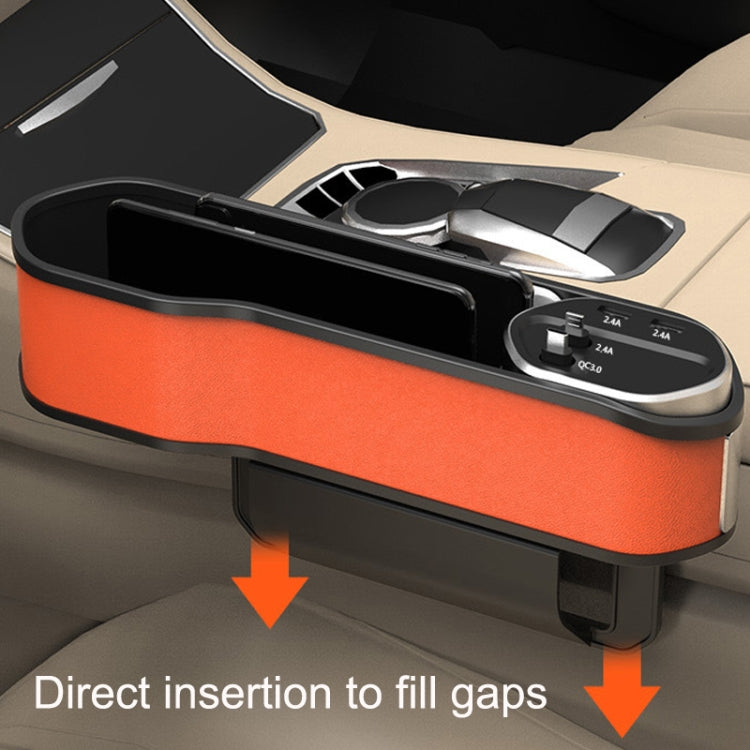 Multifunctional Car Seat Slot Storage Box, Style: