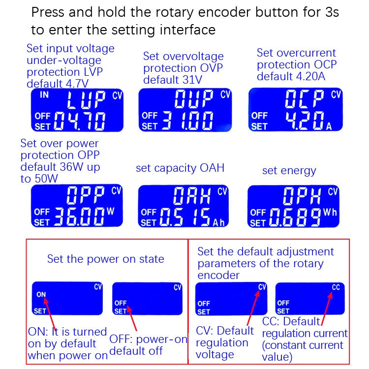 5-30V Adjustable DC Voltage Regulator Power Module Solar Charge