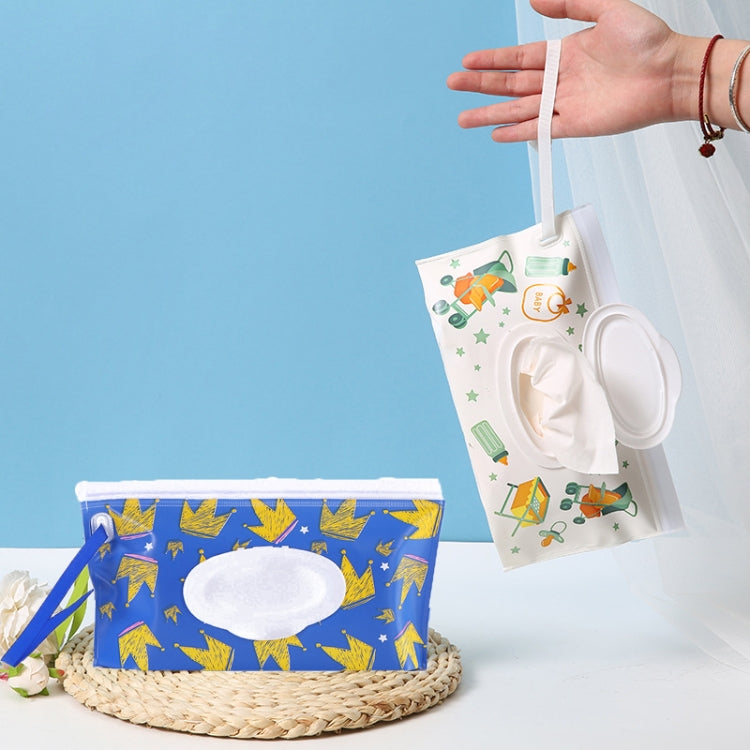 Baby EVA Wet Wipes Bag Portable Flip Removable Sanitary Wet Wipes Bag
