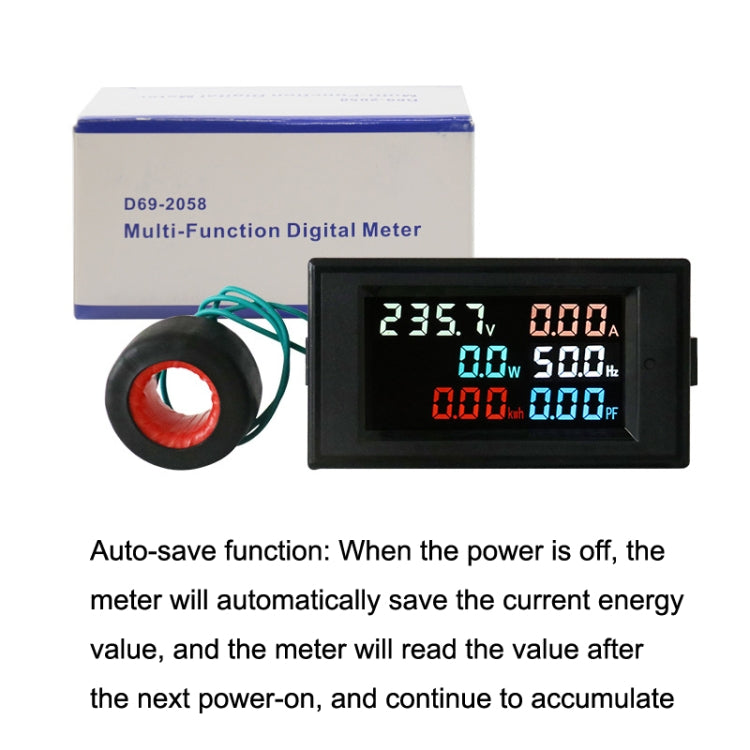 6 in 1 Multifunctional AC Voltage and Current Digital Display Instrument