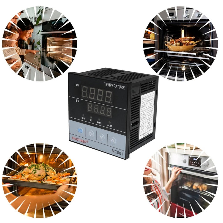 SINOTIMER MC901 Short Shell PID Smart Temperature Control Instrument Heating Refrigeration Relay