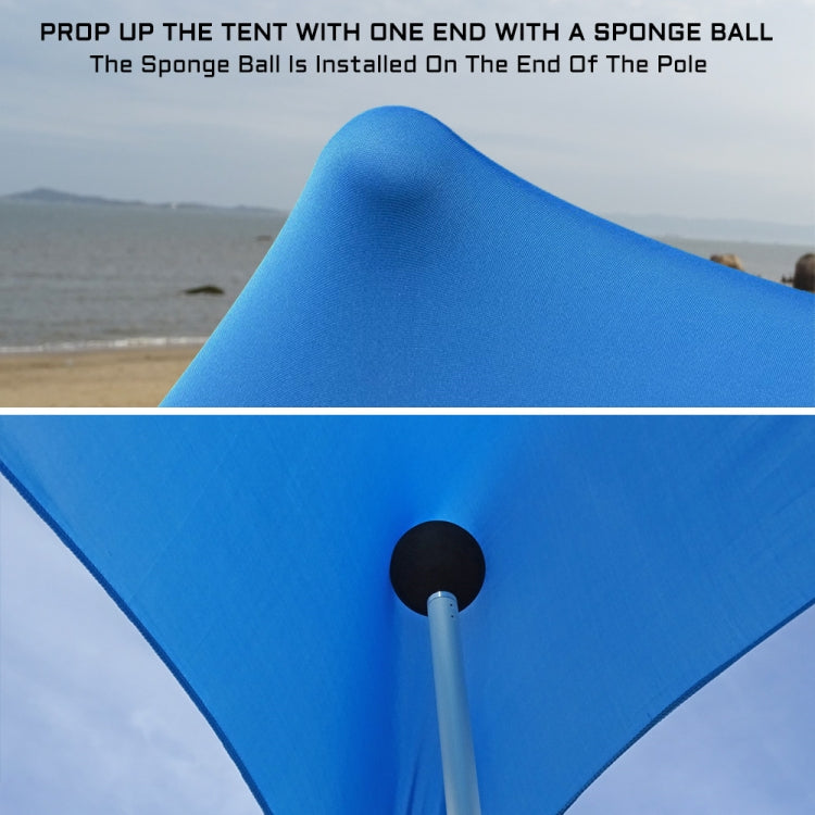 Outdoor Beach Lycra Canopy Camping Tent Sunshade Fishing Tent, Size:, 210x160x150cm, 210x200x150cm, 300x300x200cm