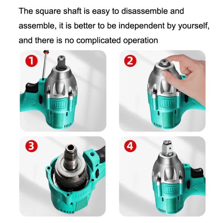 Square T -Shaft Electric Wrench Converter, Style: Dual Use