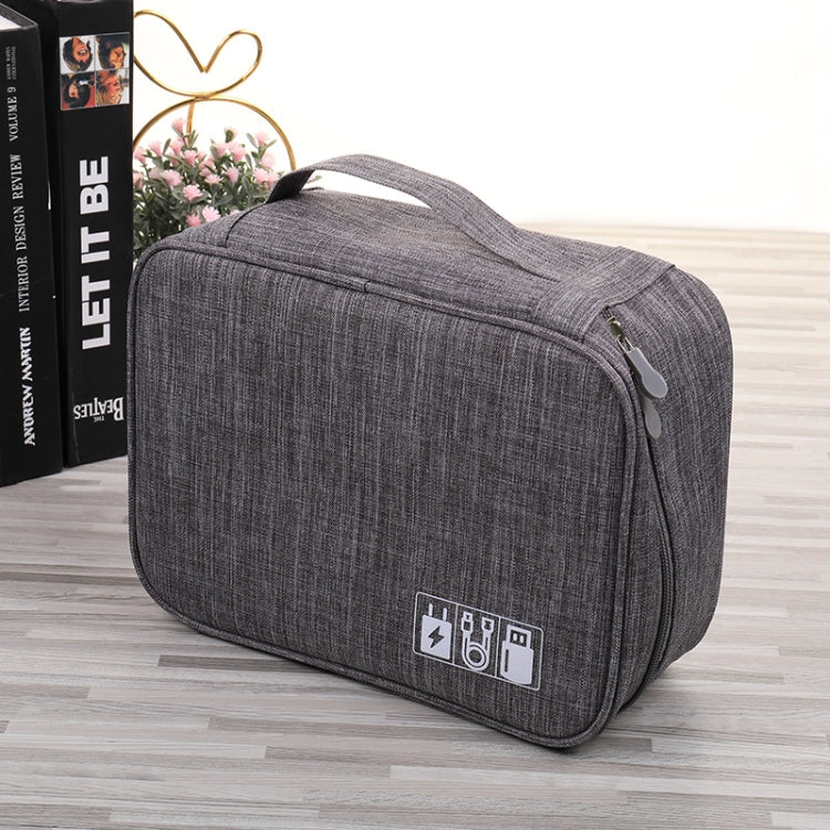 Multifunctional Cationic Digital U Disk Data Cable Storage Bag, a15 Blue, a15 Purple, a15 Grey, a15 Wine Red, a15 Navy