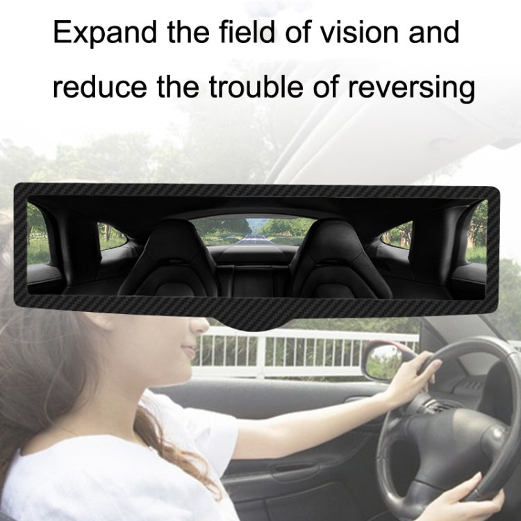 CZC-255 Car Glue Injection Suction Cup Carbon Fiber Rearview Mirror