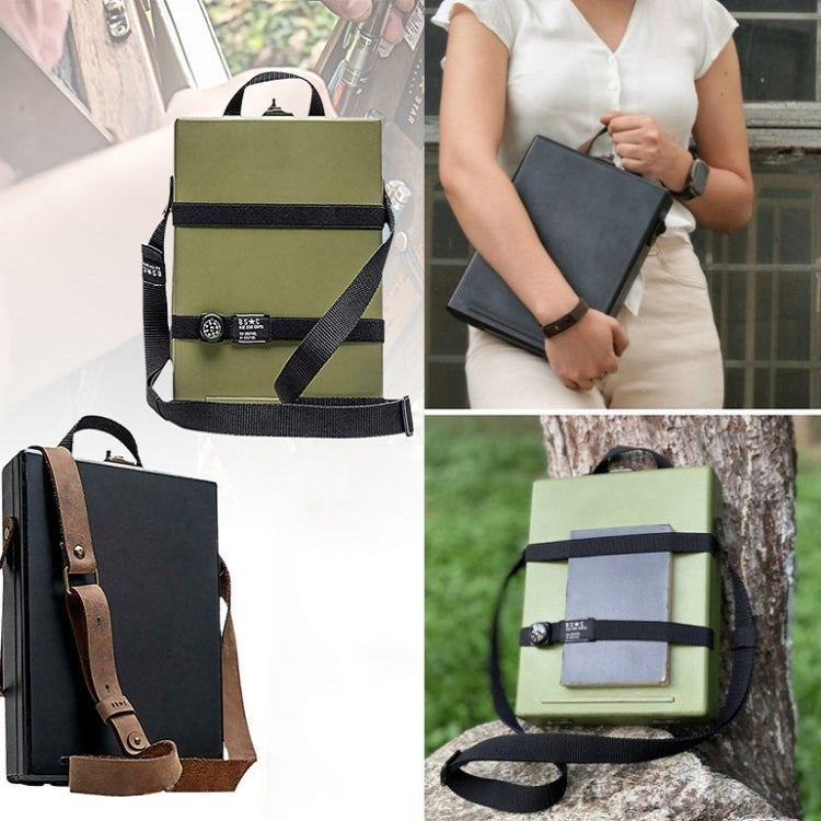 Writer Messenger Wooden Box Walnut Briefcase