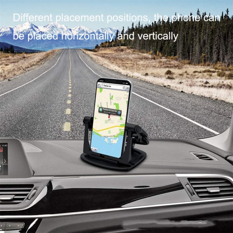 MM002 Car Dashboard Mobile Phone Holder Car Silicone Rotary Navigation Mobile Phone Holder