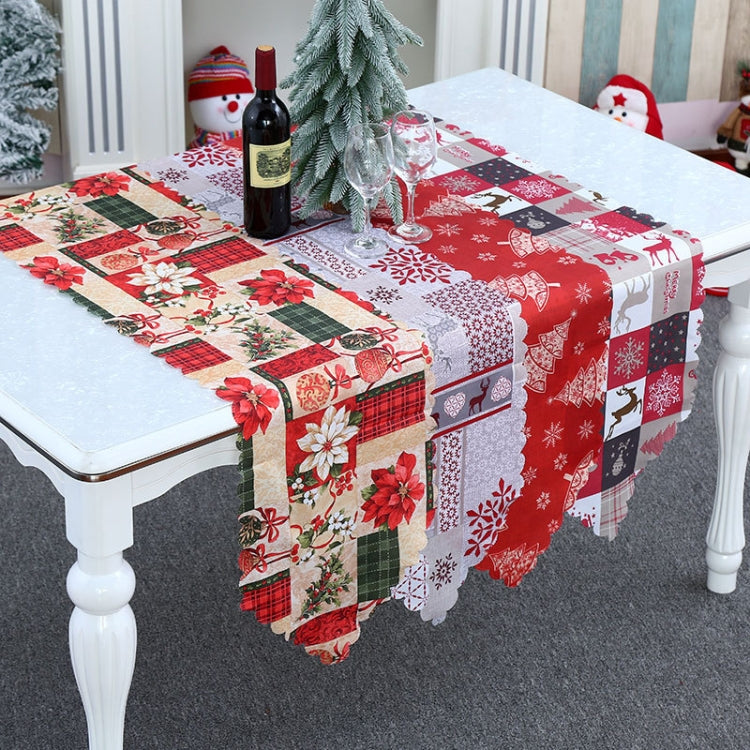 Christmas Decoration Print Table Flag Restaurant Family Party Tablecloth
