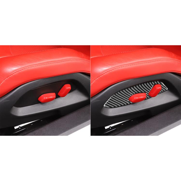 For Chevrolet Corvette C8 2pcs /Set Seat Adjustment Switch Frame Sticker