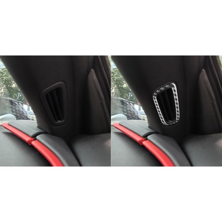 For Chevrolet Corvette C8 2pcs /Set A-Pillar Air Outlet Decorative Stickers
