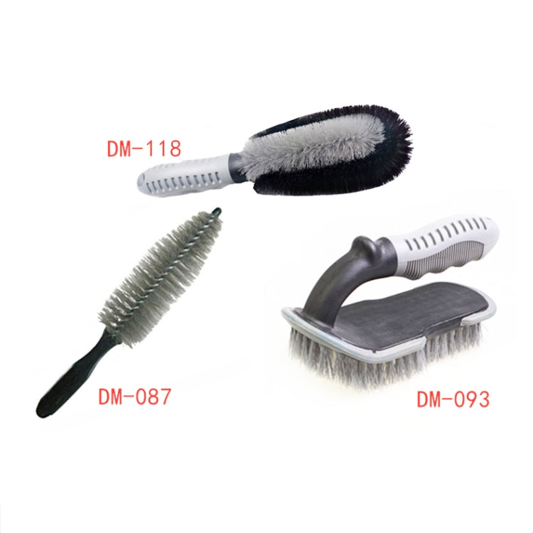 3 PCS Car Tire Brush Carpet Foot Pad Brush, Style: