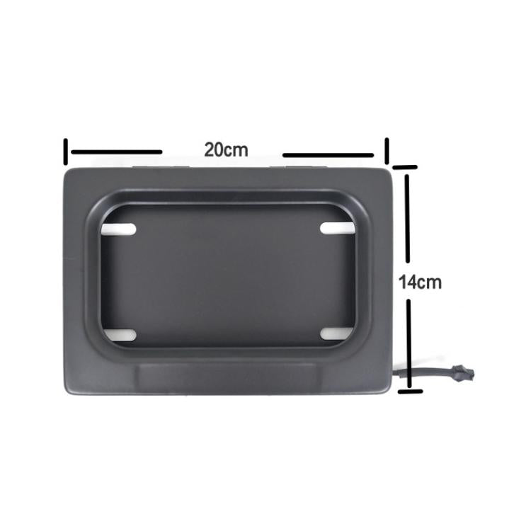 US Motorcycle License Plate Cover Frame Roller Blind License Plate Bracket, Roller Blind License Plate Bracket