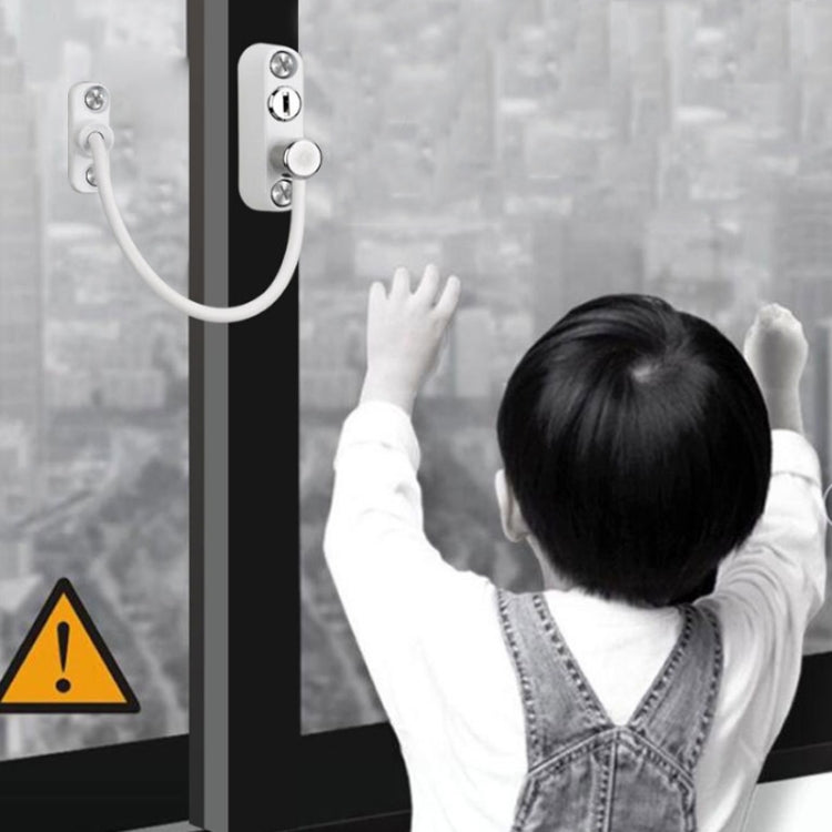 Children High-rise Anti-fall Safety Lock Window Push Limiter, Color: