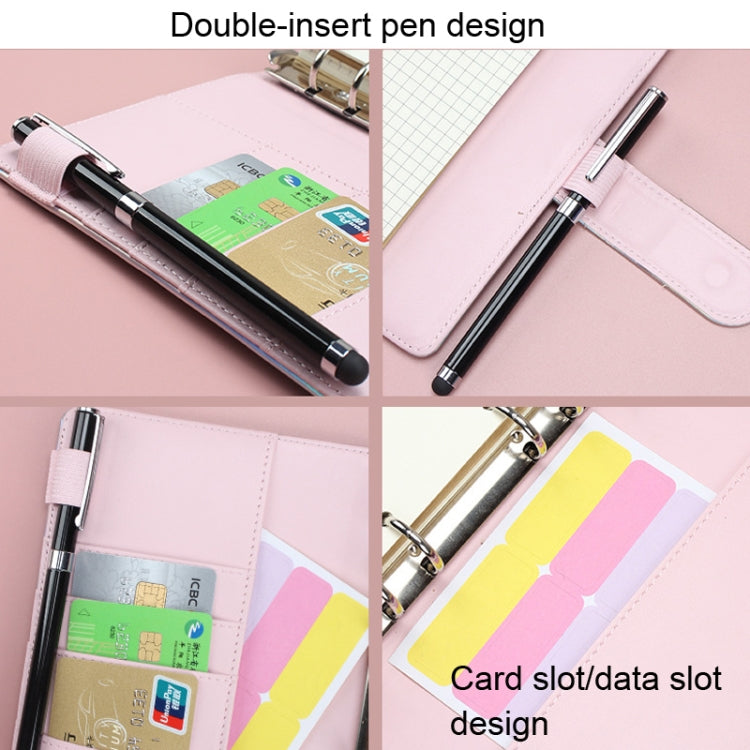 Laser Macaron Loose-leaf Notebook A6 Notepad Shell Without Inner Pages