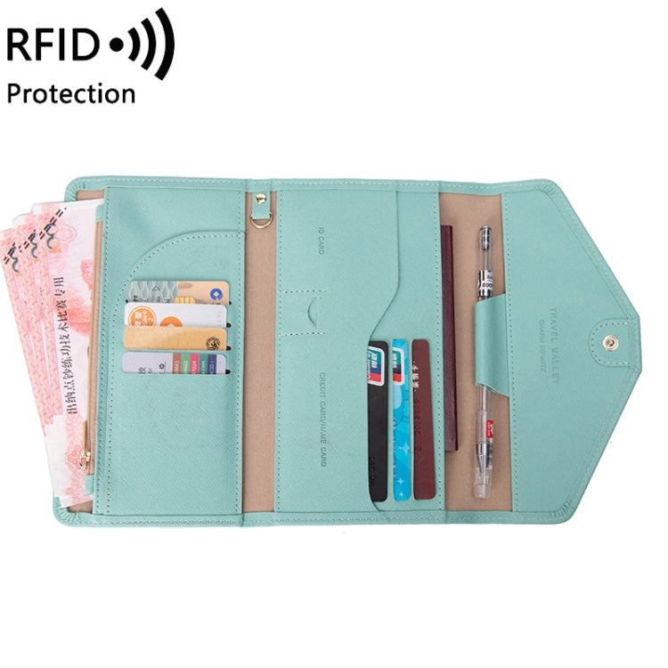 1655 RFID Anti-magnetic Anti-theft Passport Bag Document Bag Card Bag