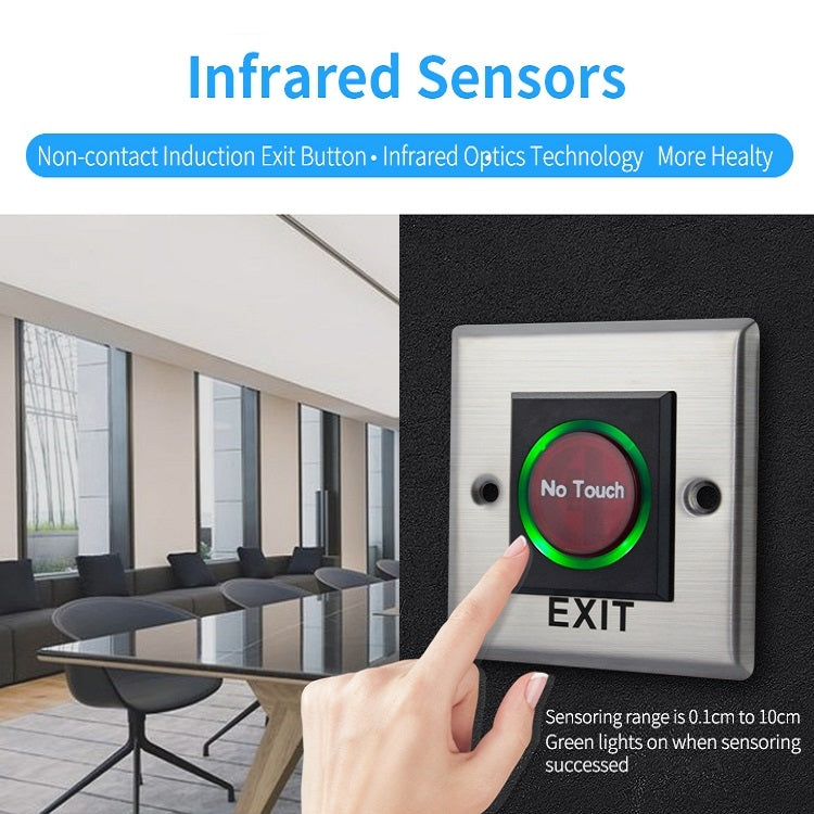 Infrared Induction Contact-free Access Control Door Open Button