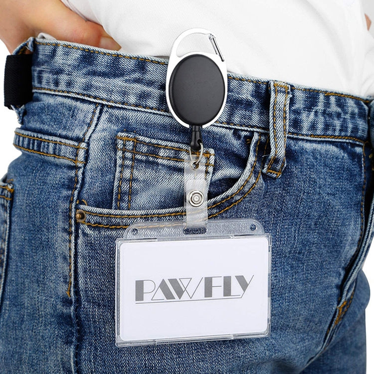 Transparent Frosted ID Card Holder Badge
