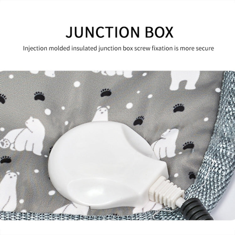 CW45 45x45cm Multi-level Temperature Regulating Timing Pet Heating Pad, Spec: