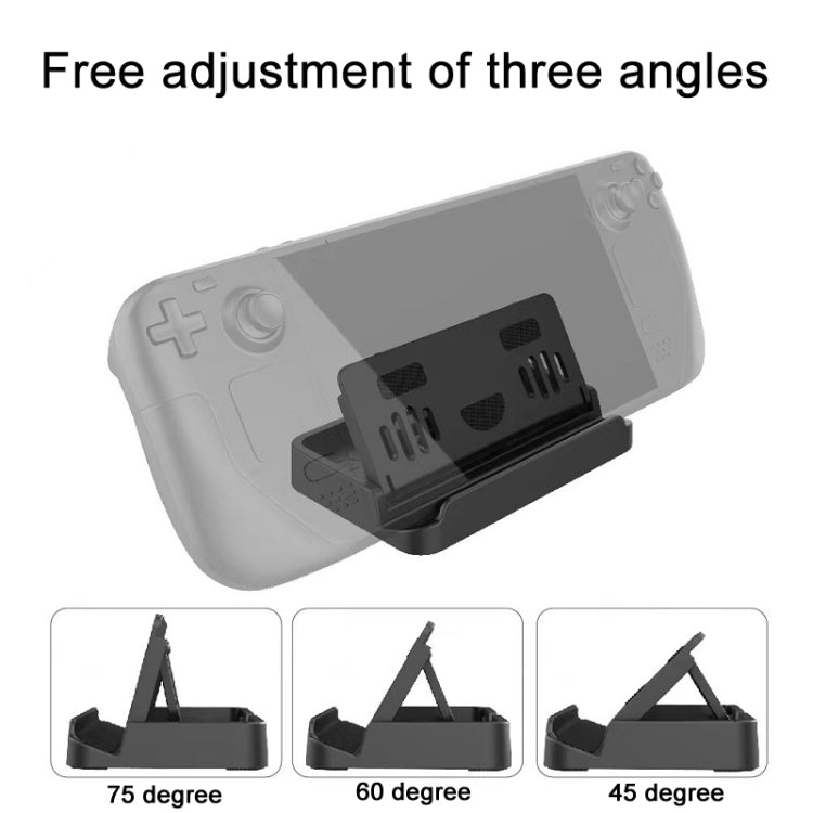 PGTECH For Steam Deck Adjustable Folding Console Stand + Trackpad Sticker Set