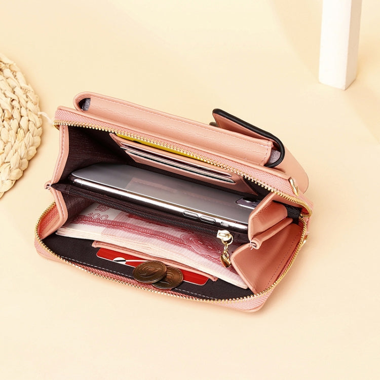 Shoulder Crossbody Bag Large Capacity Ladies Long Purse Mobile Phone Bag