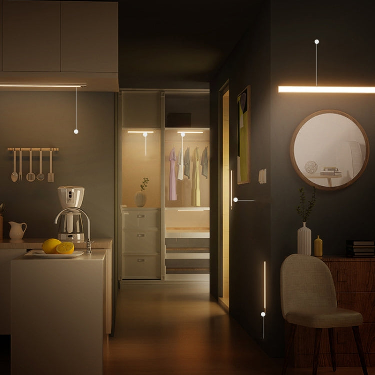 2.8W USB Charging Smart Human Body Sensing Wardrobe Lamp, Length: