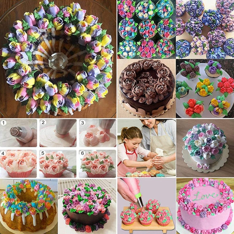 Stainless Steel Laminating Nozzle Set Cake DIY Laminating Nozzle Set Baking Tools