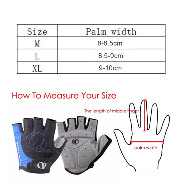 YIZIMI Anti-shock Half-finger Gloves Cycling Silicone Short Finger Gloves