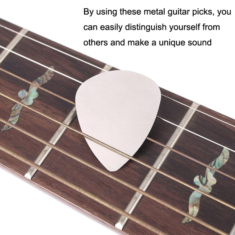 10PCS Thumb Fingers Metal Stainless Steel Bayse Guitar Paddles
